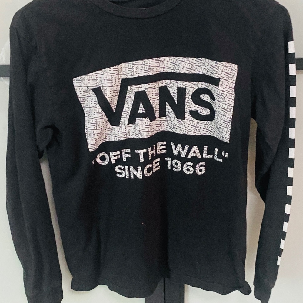 Vans Black Long Sleeve Shirt